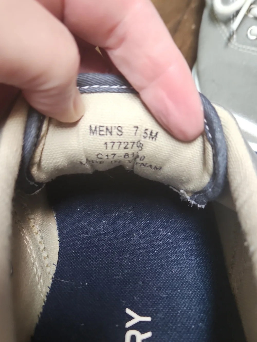 Sperry Top-Sider Halyard CVO Canvas Sneakers Casual Boat Shoes 7.5